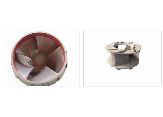 Anti de Pompdrijvende kracht 10/8  HH Slurry Pump Impeller van de Slijtagebaggermachine