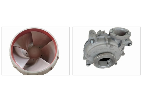 200 L/M Closed Impeller Slurry de Pomp spaart Hard Metaal Antislijtage